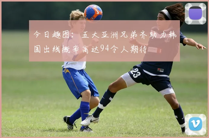今日趣图：五大亚洲兄弟齐助力韩国出线概率高达94令人期待