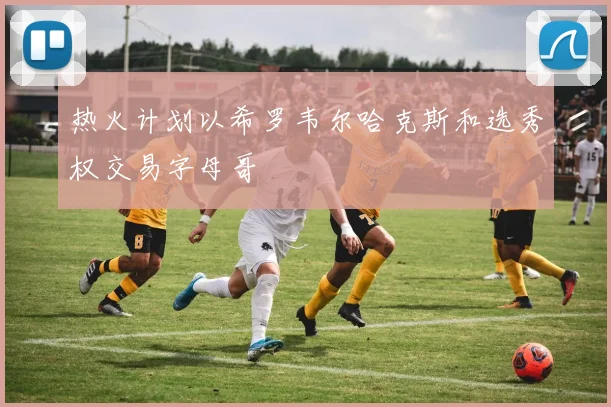 热火计划以希罗韦尔哈克斯和选秀权交易字母哥